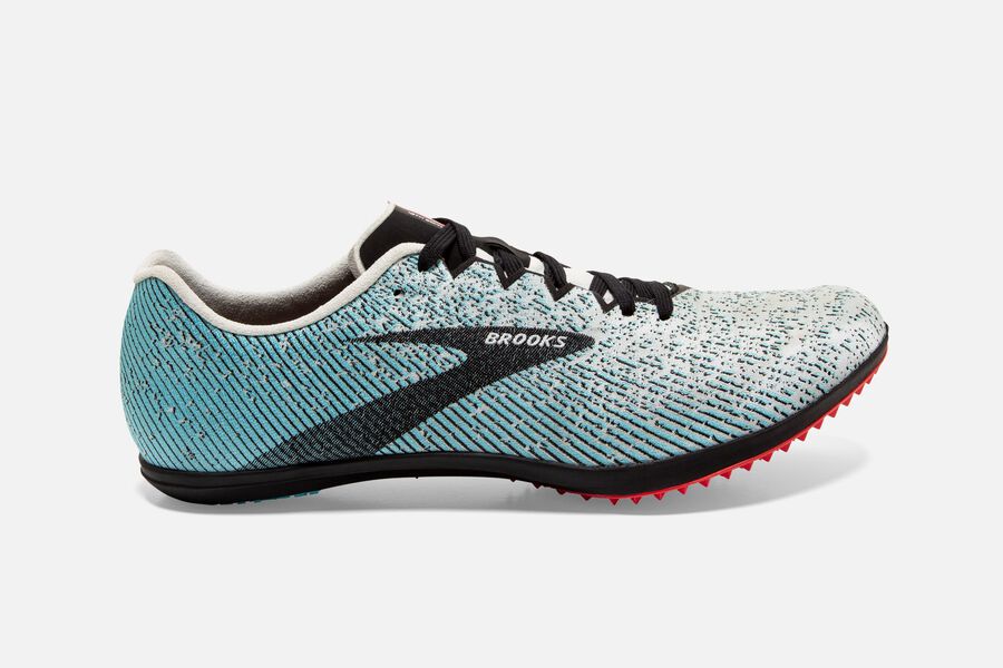 Brooks Mach 19 Spikeless Spikes Shoes - Mens - Grey/Black - MY7561920